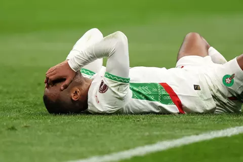 يسجل الأصعب ولكن.. الكعبي يهدر أسهل فرص المغرب في نهائي أمم أفريقيا (فيديو)